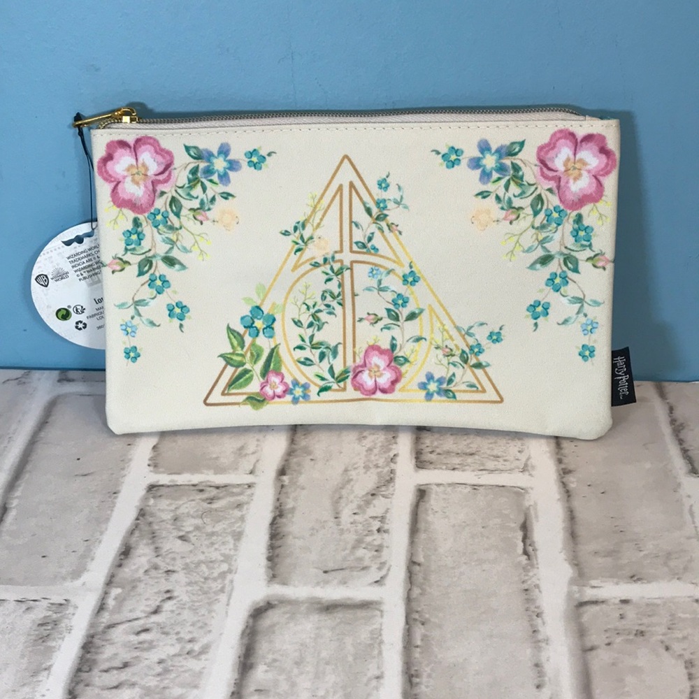 Loungefly Harry Potter Deathly Hallows makeup bag NEW